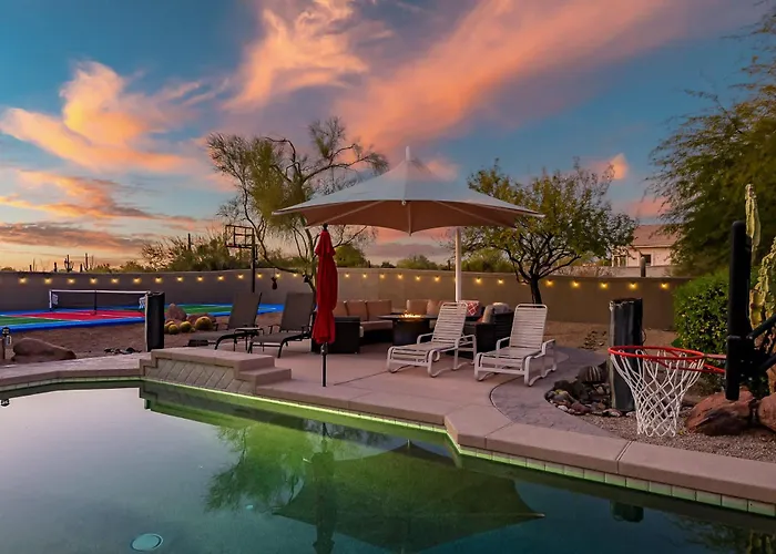 5br Pool Patio Outdoor Tv & In-pool Hoops Scottsdale