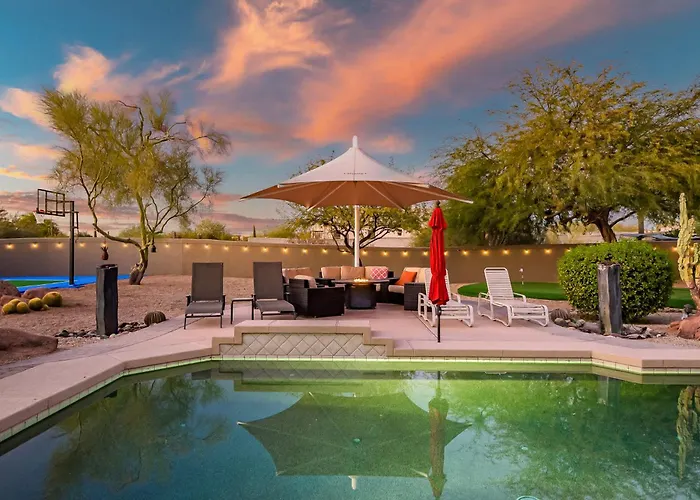 5br Pool Patio Outdoor Tv & In-pool Hoops Scottsdale